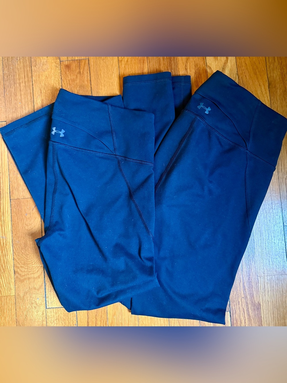 Under Armour black Performance Leggings with Logo
